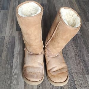 UGG Tall Boots in chestnut size 8